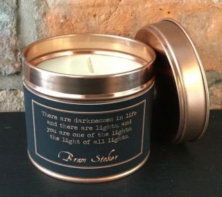 Dracula Bram Stoker Quote Inspired Scented Candle Gift