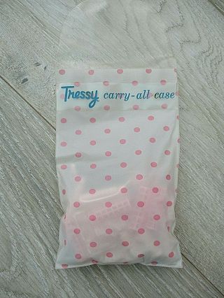Vintage Tressy Doll Polythene Carry - All Case With Hair Rollers