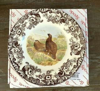 Spode Woodland Red Grouse 10.  5 " Dinner Plate