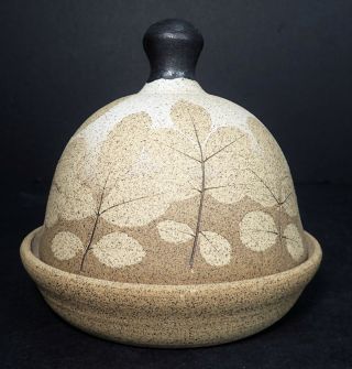 Tricolor Garlic Baker Cloche Bristoleaf Wizard Of Clay 1998 Ny Studio Pottery