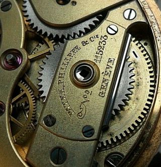 Antique 18k Solid Gold 1902 Patek Philippe O/F Swiss Pocket Watch,  Box 4 REPAIR 5