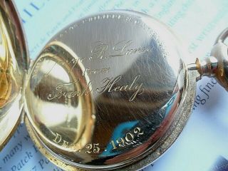 Antique 18k Solid Gold 1902 Patek Philippe O/F Swiss Pocket Watch,  Box 4 REPAIR 6
