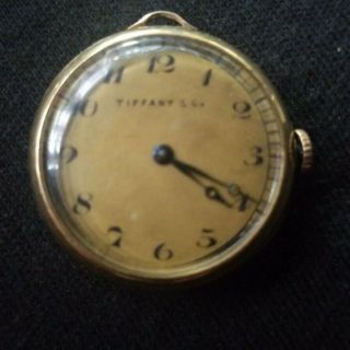 Tiffany Co 1920 18k Solid Gold Ladys Pocket Watch