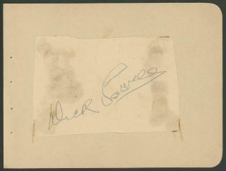 Dick Powell & June Allyson Autograph Cuts | Vintage Signatures
