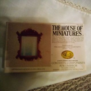 The House Of Miniatures Kit Doll House Mirror Circa 1750