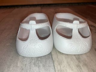 Vintage Cabbage Patch Kid Doll White Mary Jane Style Shoes