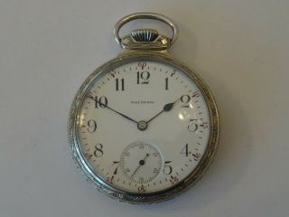 Immaculate Gold Filled American Waltham Vanguard Railroad Pocket Watch,