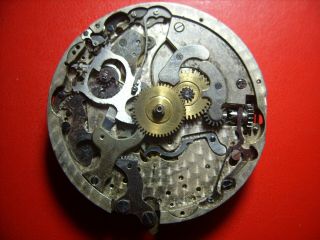 Chronograph Quarter Repeater Vulcain,  Pocket Watch Movement 44,  30 mm. ,  To Repair 3