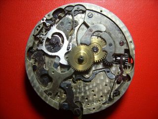 Chronograph Quarter Repeater Vulcain,  Pocket Watch Movement 44,  30 mm. ,  To Repair 5
