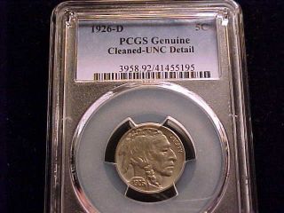 1926 - D Buffalo Nickel,  Pcgs Uncirculated.  Best Strike I Have Seen On This Date