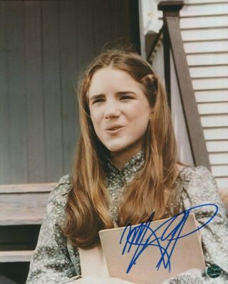 Melissa Gilbert Autographed 8 X 10 Photo Actress Little House On The Prarie