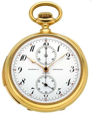 Vacheron & Constantin 18k Gold Minute Repeater Pocket Watch