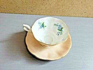 Royal Albert Footed Tea Cup Saucer Set Bone China England Flowers