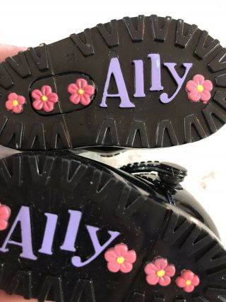 Vintage Playmates Ally Doll Replacement Shoes Black