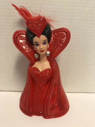 Barbie 1995 Mattel " Queen Of Hearts " Bob Mackie Head Vase W/original Box 15769
