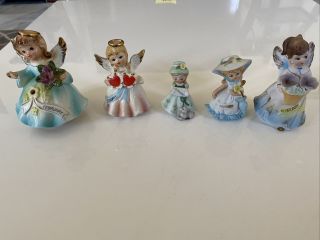 Porcelain Dolls February Cute Antique Gift Set Of 5