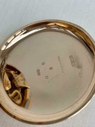 Quality J.  W.  Benson Solid 9 Carat Gold Gentleman ' s Pocket Watch. 5