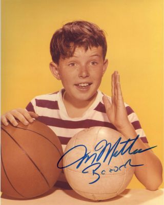 Actor Jerry Mathers Leave It To Beaver Hand Signed Autographed 8x10 Photo W/