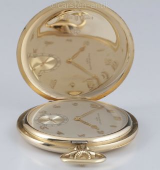 Heavy Patek Philippe Geneva Art Deco pocket watch 1926 Anchor Chronometer 3