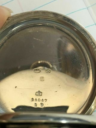 1949 Smith & Son silver Split second chronograph pocket watch, 5