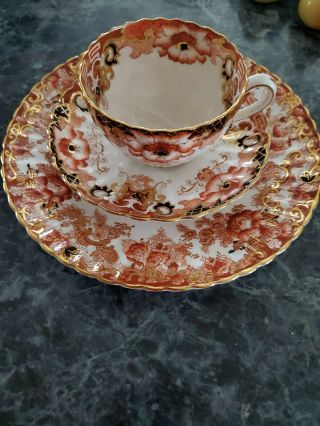 Victorian Radfords Bone China Fenton,  Cup,  Sauce & Plate Made In England