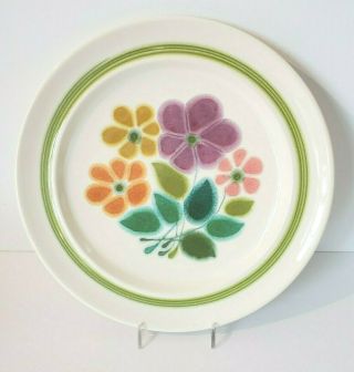 Franciscan Ware " Floral " Pattern,  1970s,  Dinner Plates,  Six (6) Available