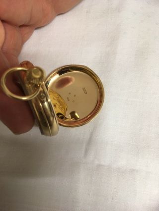 Vintage J.  W.  Benson 9ct Gold Gentleman’s Pocket Watch With Case 5