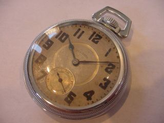 Illinois 21j Bunn Special Model 9 Solid Gold Train Railroad Watch One