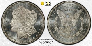 1880/9 - S $1 Pcgs Ms64pl Hot 50 Vam 11 0/9 Overdate Morgan Silver Dollar