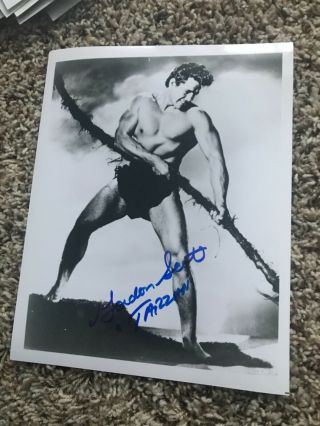 Gordon Scott 8x10 Signed Photo Autograph Picture