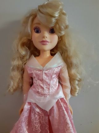 Disney Princess And Me 19  Princess Aurora " Doll By Jakks Pacific In Ball Gown