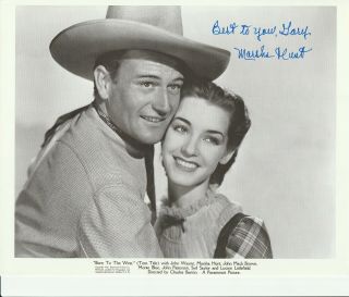 Marsha Hunt (" Born To The West " Co - Star) Signed Photo