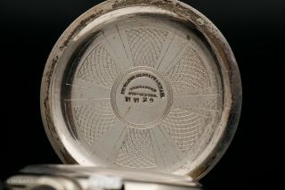 Pre - Civil War Waltham Model 1857 Pocket Watch in 6 oz.  Coin Silver Hunting Case 5