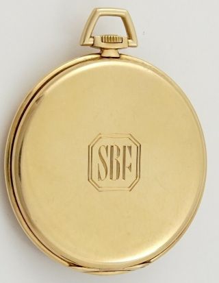 C.  H.  Meylan,  Swiss Pocket Watch,  14K Gold Case,  Tiffany & Co.  Dial - rf42977 3