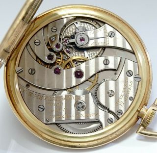 C.  H.  Meylan,  Swiss Pocket Watch,  14K Gold Case,  Tiffany & Co.  Dial - rf42977 4