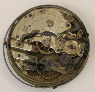 Tiffany & Co repeater pocket watch movement (Probably Patek) 2