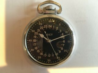 Vintage WWII Elgin AN 5740 - 1 Master Navigation Watch - 1944 - w/orig box 4
