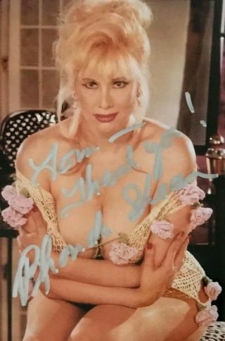 Rhonda Shear Signed Autograph Photo.  Galaxina.  Up All Night.  Spaceballs.  Playboy