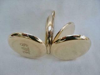 Fine English J W Benson Solid 9 Carat Gold Hunter Crown Wind Gents Pocket Watch. 3