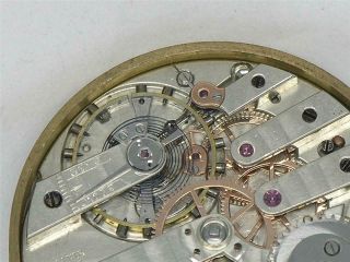 Rare 46mm Moulinie Pivoted Detent Chronometer Movement & Dial,  You Repair