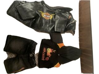 Build A Bear Harley Davidson 3 Piece Outfit