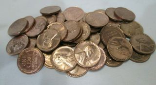 Roll Of Unc 1935 S Lincoln Wheat Pennies