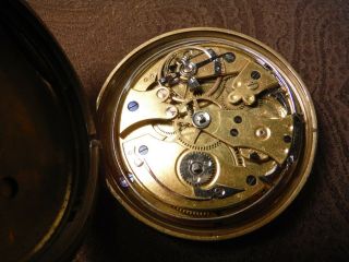 Hi Grade Quarter Repeater Pocket Watch With Gold Filled Case To Be Fitted Runs