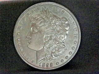 1893 - P Key Date Morgan Silver Dollar 3