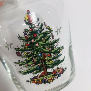 SPODE Christmas Tree Glass Wine Carafe/Decanter with Gold Trim 3