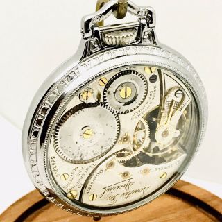 Stunning 1921 Illinois 16s 21j Santa Fe Special Gr 806 Display Boc Pocket Watch