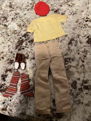(r) Barbie Vintage Mattel Ken Doll Clothes 782 " Casuals " Outfit