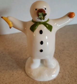 Coalport Characters The Snowman The Wrong Nose Hand Painted Bone China Figurine