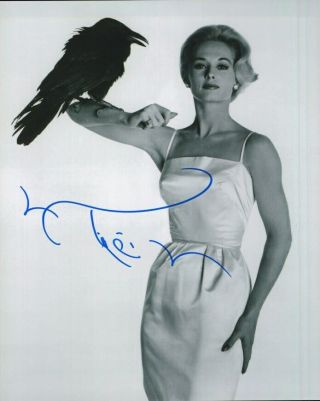 Tippi Hedren Birds Alfred Hitchcock Actress Signed 8x10 Photo With