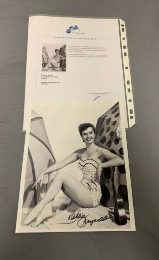 Actress Debbie Reynolds - Autographed/signed 8 X 10 Photo - Young - Sexy -